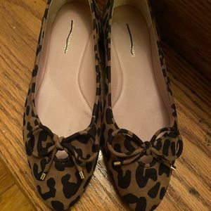 stuart weitzman leopard flat